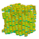 Columnar system of GB disc with axial dipole